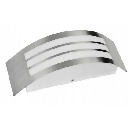 Außenwandbeleuchtung 1xE27/14W/230V IP44 chrom matt