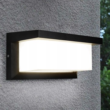 Außenwandleuchte NEELY LED/12W/230V IP54 schwarz