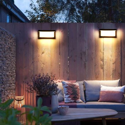 Außenwandleuchte NEELY LED/12W/230V IP54 schwarz