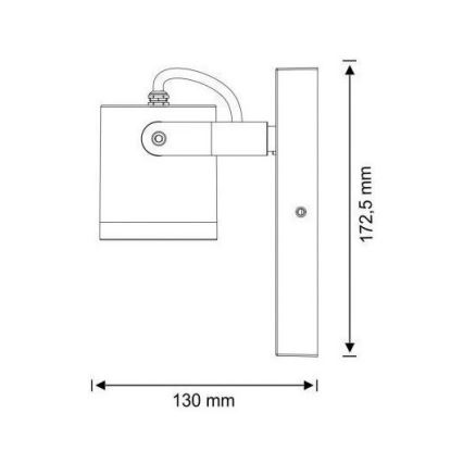 Außenwandleuchte PINO 1xGU10/10W/230V IP44