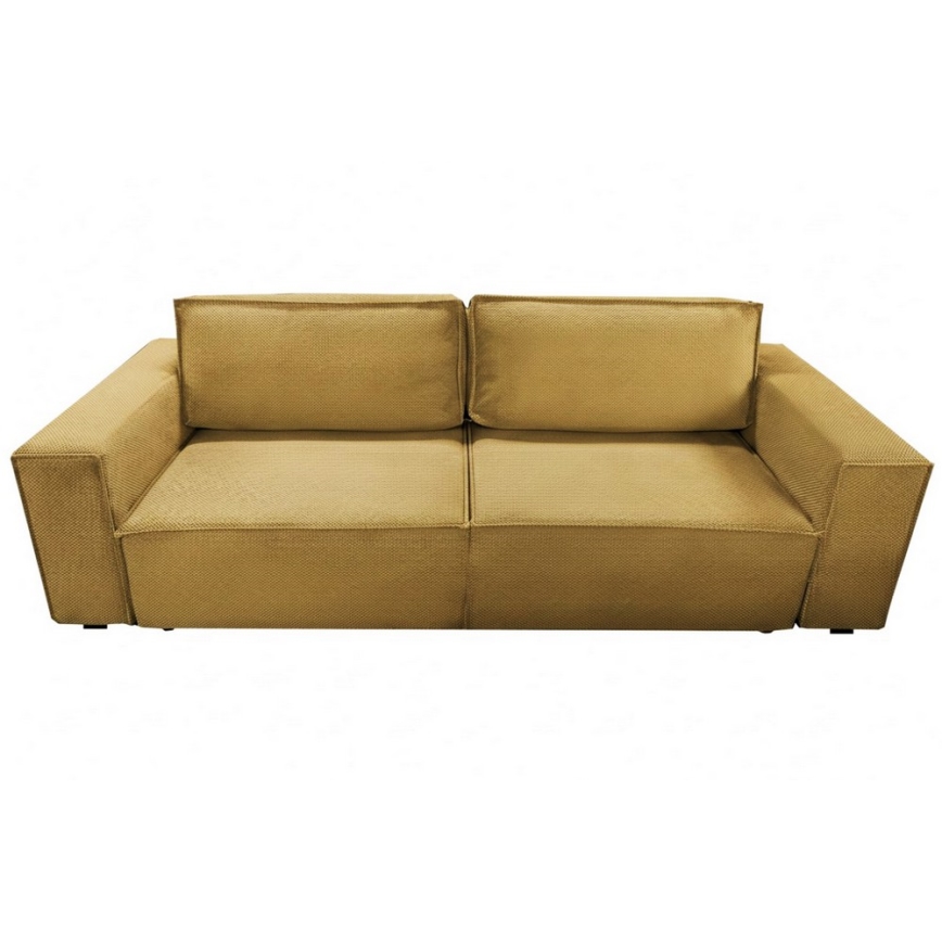 Ausklappbares 3‑Sitzer‑Sofa mit Stauraum RONDA, Orange