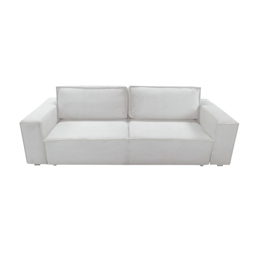 Ausziehbares 3-sitziges Schlafsofa mit Stauraum RONDA, Beige