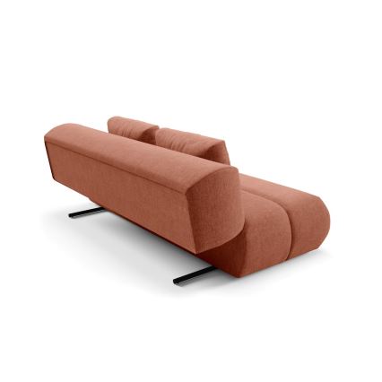 Ausziehbares Dreisitzer-Sofa FANO, braun