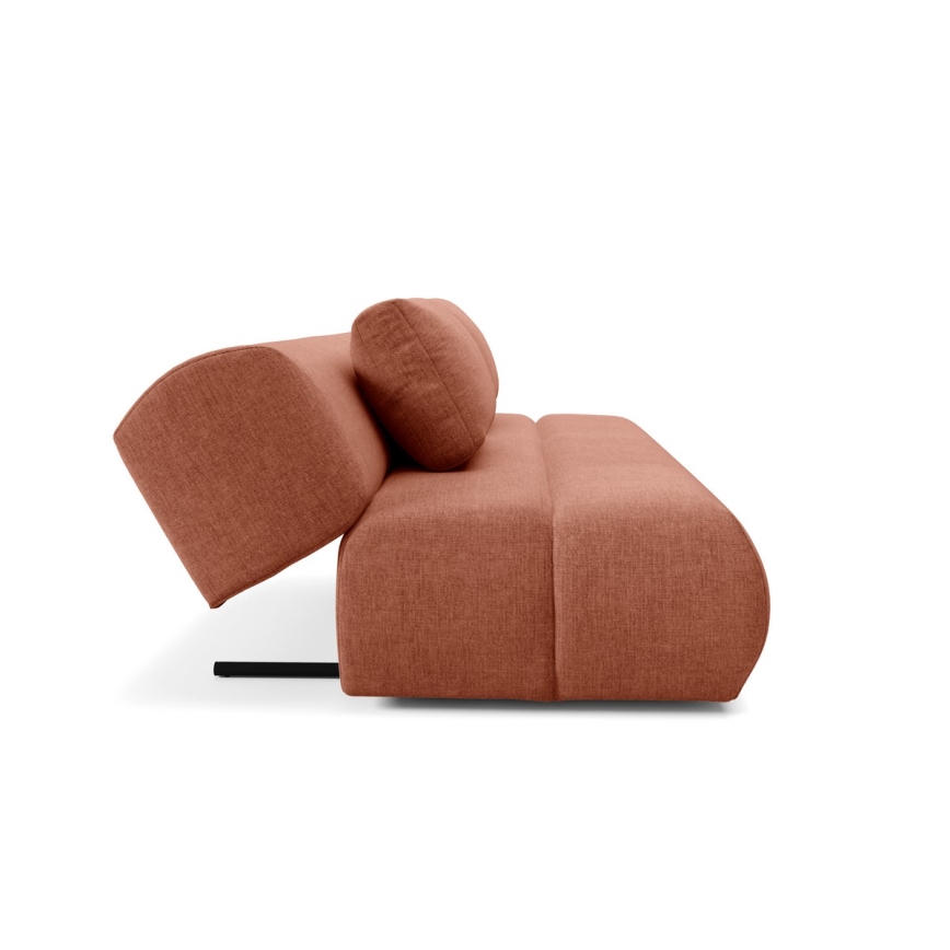 Ausziehbares Dreisitzer-Sofa FANO, braun