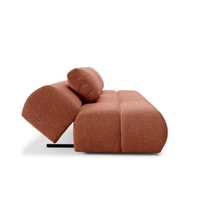 Ausziehbares Dreisitzer-Sofa FANO, braun