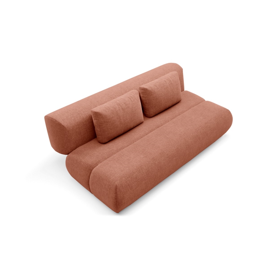 Ausziehbares Dreisitzer-Sofa FANO, braun