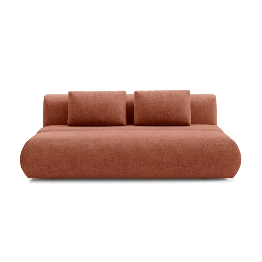 Ausziehbares Dreisitzer-Sofa FANO, braun