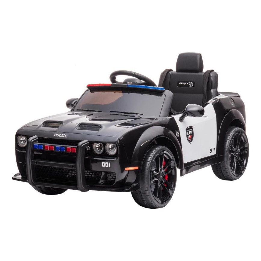Auto elettrica Dodge Challenger Auto della polizia 50W/4500 mAh  nero/bianco