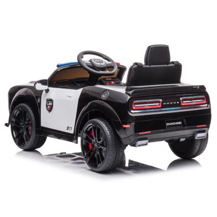 Auto elettrica Dodge Challenger Auto della polizia 50W/4500 mAh  nero/bianco
