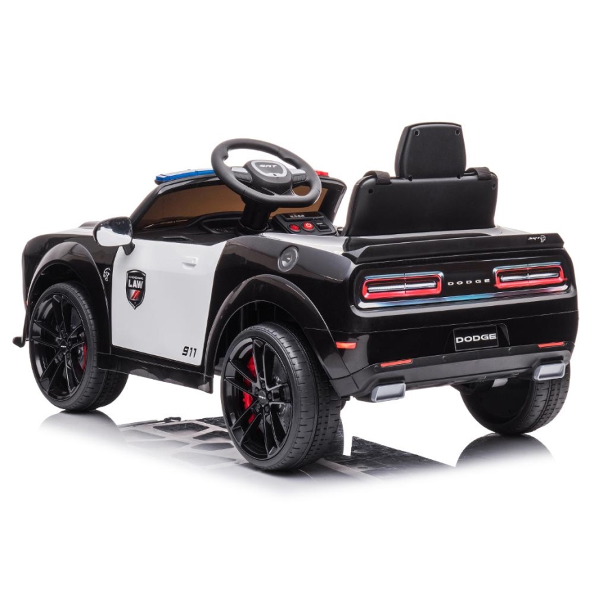 Auto elettrica Dodge Challenger Auto della polizia 50W/4500 mAh  nero/bianco