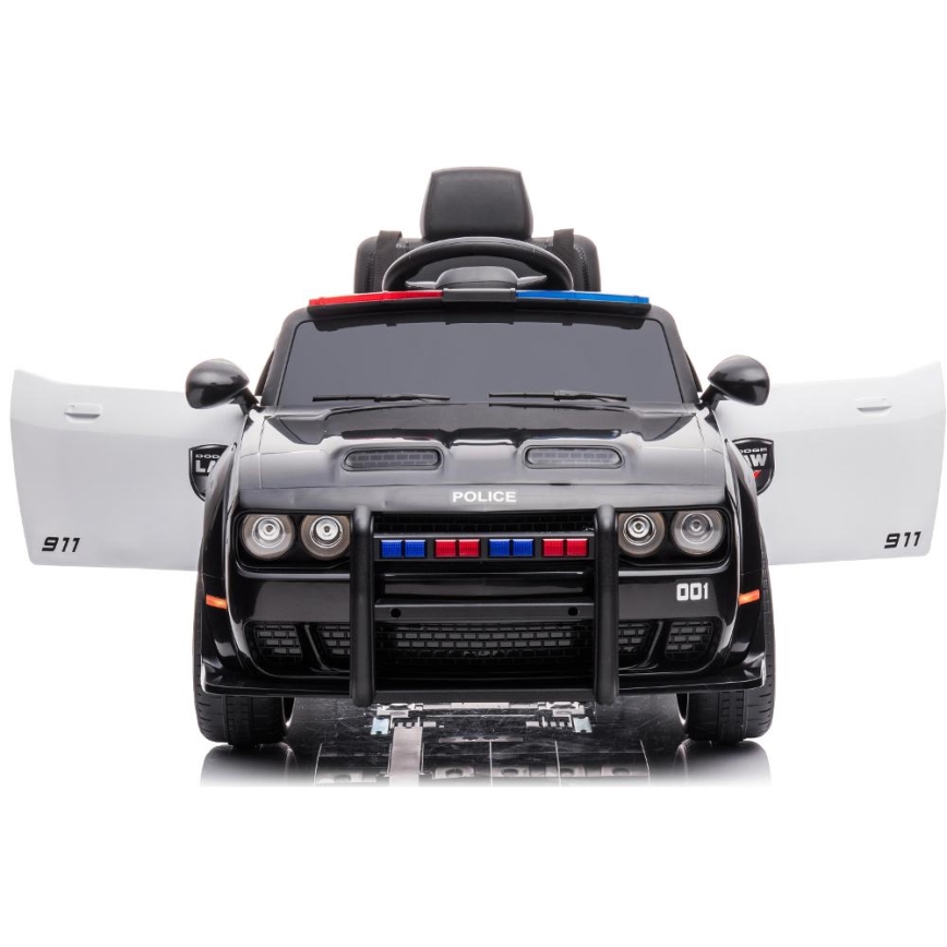 Auto elettrica Dodge Challenger Auto della polizia 50W/4500 mAh  nero/bianco