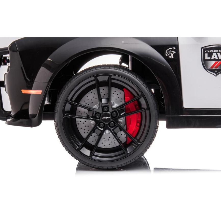 Auto elettrica Dodge Challenger Auto della polizia 50W/4500 mAh  nero/bianco