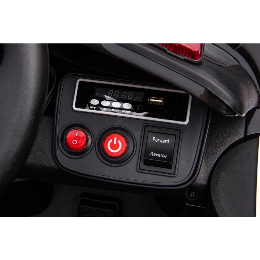 Auto elettrica Dodge Challenger Auto della polizia 50W/4500 mAh  nero/bianco