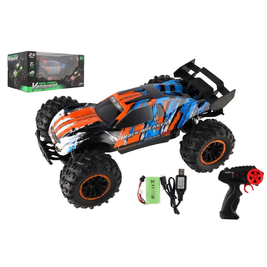 Auto radiocomandata Buggy 7,4V/500 mAh blu/arancione
