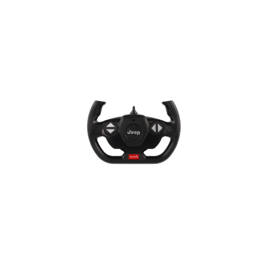 Auto radiocomandata Jeep Wrangler Rubicon RASTAR, alimentata da 5xAA + 2xAA, nera