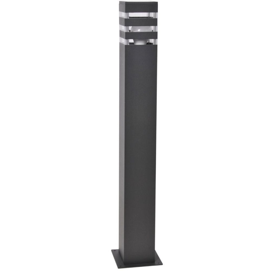 Auβenleuchte mit Sensor TEKSAS 1xE27/12W/230V IP44 74 cm Graphit