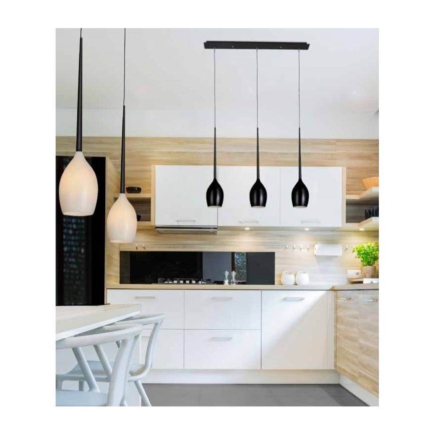 Azzardo AZ0100 - Lampadario a sospensione con filo IZZA 4xE14/40W/230V