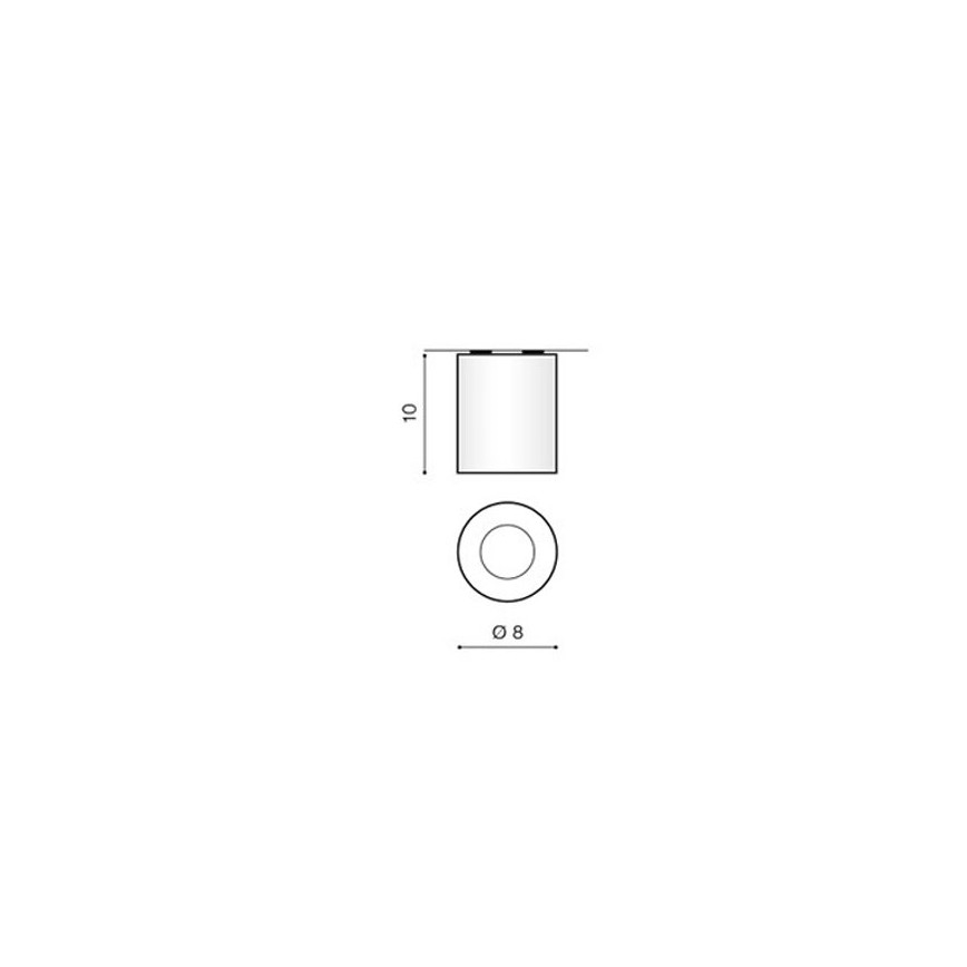 Azzardo AZ1360 - Außendeckenleuchte ARO 1xGU10/50W/230V IP54