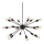 Azzardo AZ1657 - Stange-Kronleuchter  ORBIT 18xE27/60W/230V