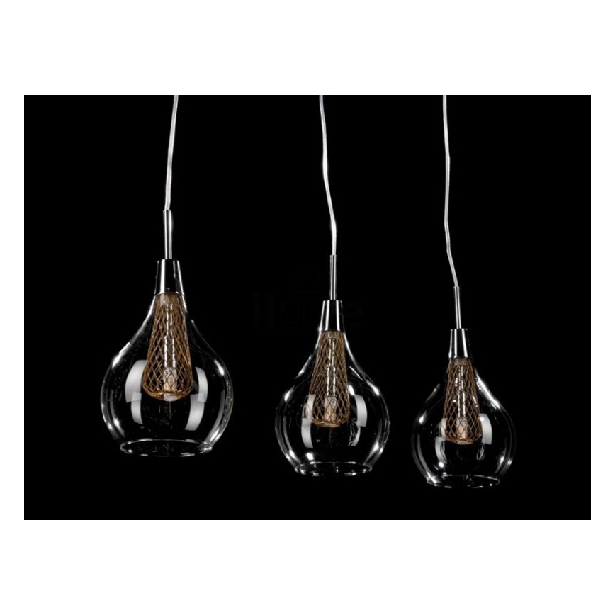 Azzardo AZ1689 - Suspension avec fil ELEKTRA 3xG9/40W/230V