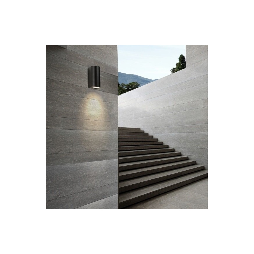 Azzardo AZ2176 - Applique murale extérieure RIMINI 1xGU10/35W/230V IP54