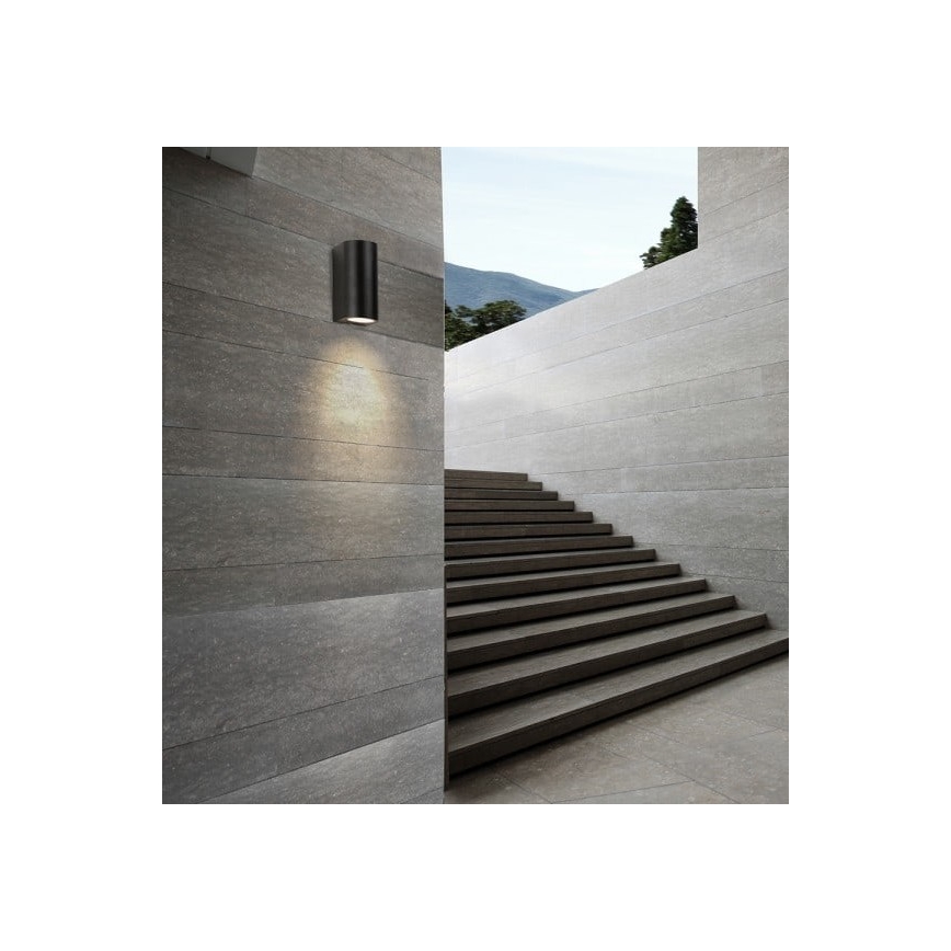 Azzardo AZ2178 - Applique murale extérieure RIMINI 2xGU10/35W/230V IP54