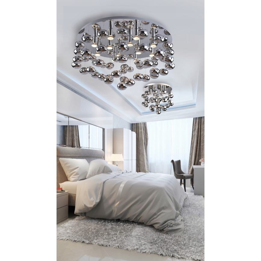 Azzardo AZ2541 - Plafoniera LUVIA 6xGU10/40W/230V