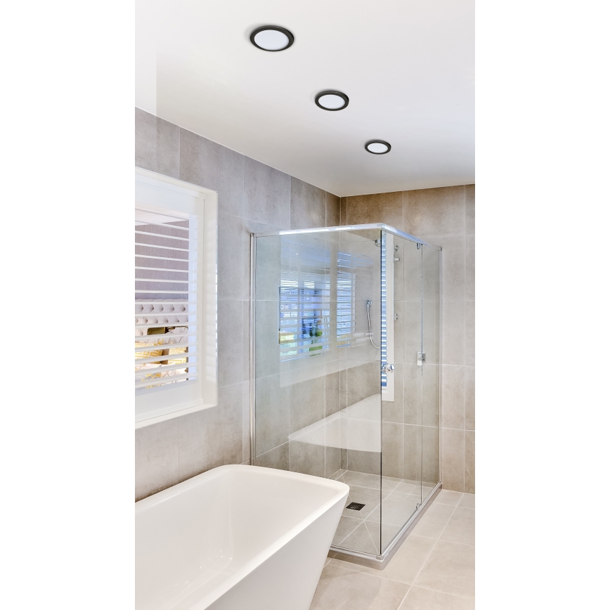 Azzardo AZ2843 - LED-Badezimmer-Einbauleuchte SLIM LED/12W/230V IP44 CRI 90