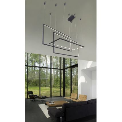 Azzardo AZ2914 - Lampadario LED a sospensione con filo METRIC 3xLED/135W/230V