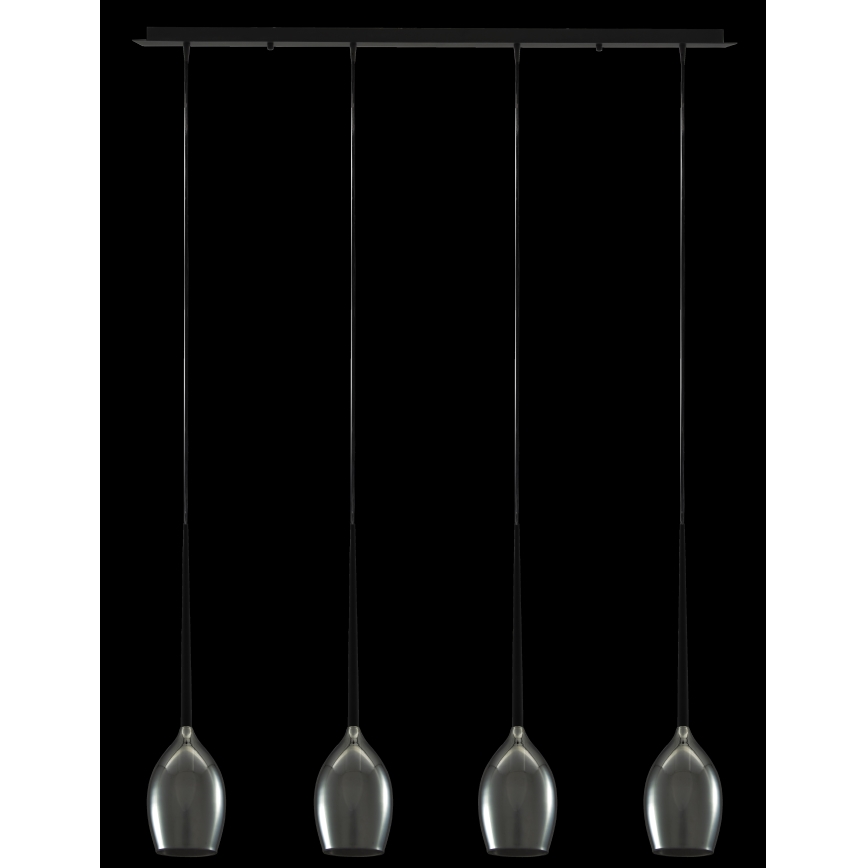 Azzardo AZ2938 - Lampadario a sospensione con filo IZZA 4xE14/40W/230V