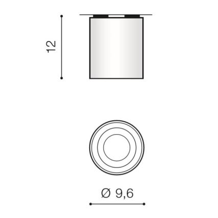 Azzardo AZ2955 - Plafoniera BROSS 1xGU10/50W/230V
