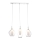 Azzardo AZ3075 - Lampadario a sospensione con filo AMBER 3xG9/40W/230V