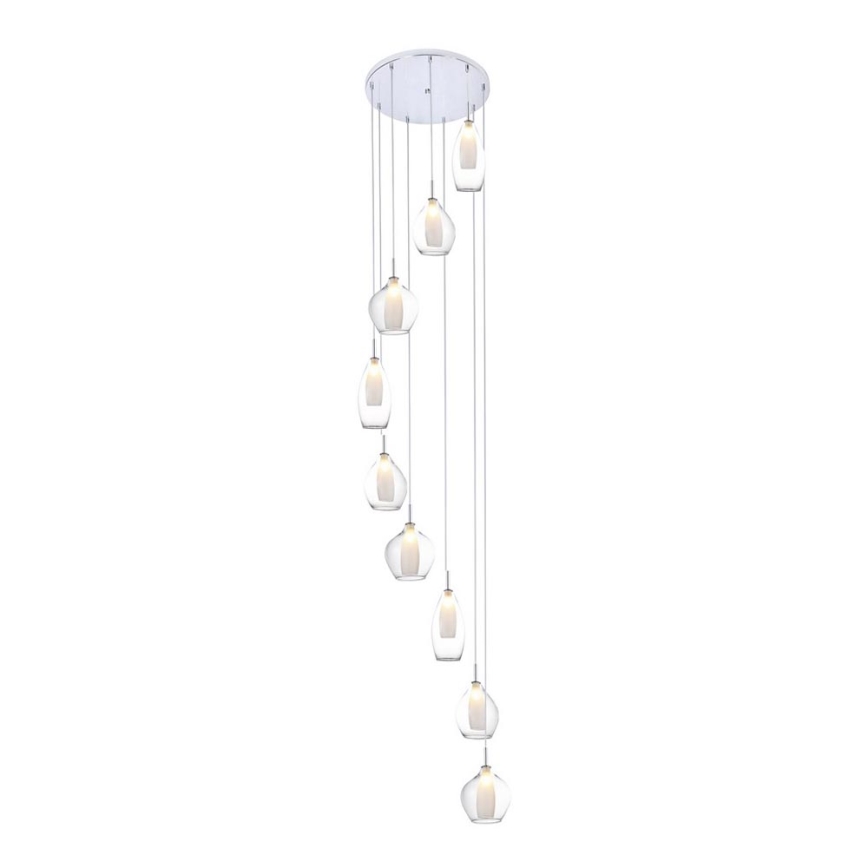 Azzardo AZ3102 - Suspension filaire MILANO 9xG9/40W/230V