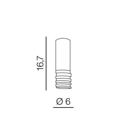Azzardo AZ3125 - Plafoniera LOCUS 1xGU10/35W/230V