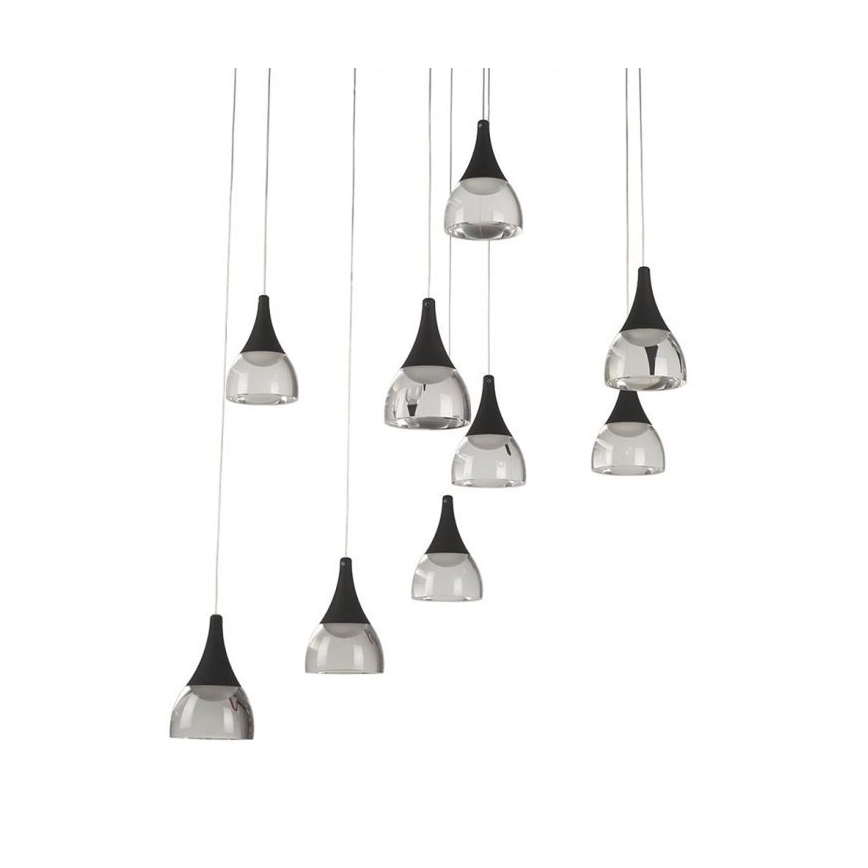 Azzardo AZ3143 - Lampadario a sospensione con filo LED dimmerabile DALMATIA 9xLED/5W/230V