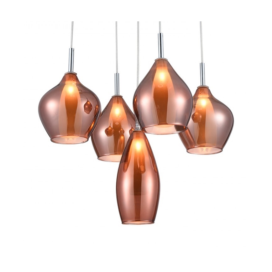 Azzardo AZ3172 - Lampadario a sospensione con filo MILANO 5xG9/40W/230V