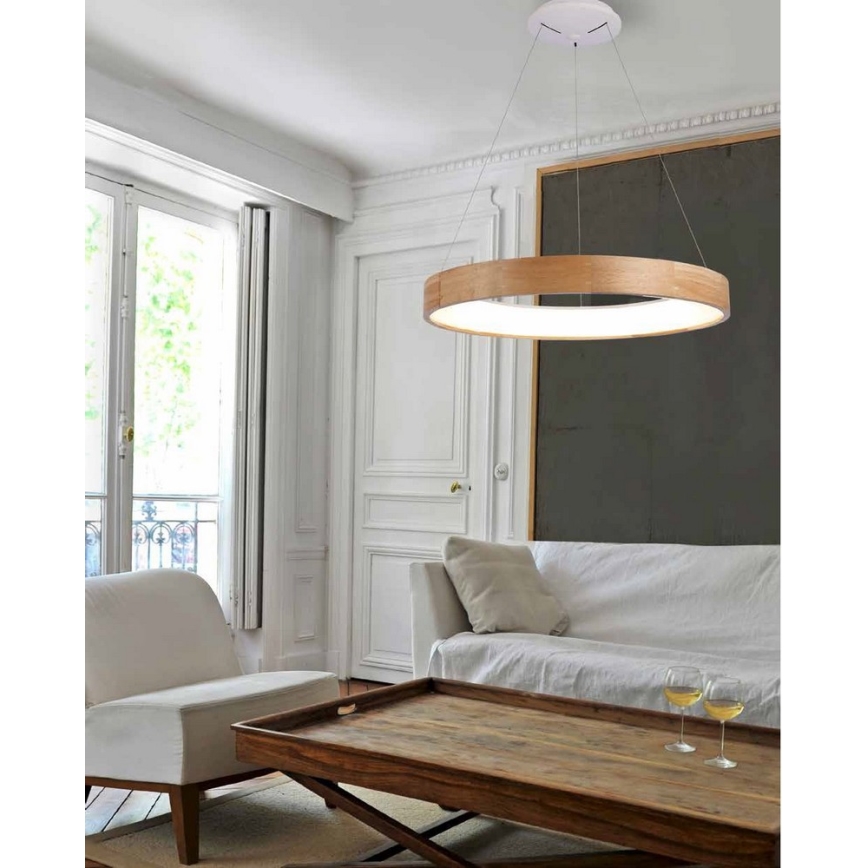 Azzardo AZ3344 - Lampadario a sospensione con filo LED dimmerabile SILVAM LED/30W/230V