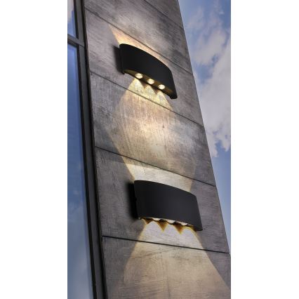 Azzardo AZ3484 - Applique a LED da esterno GINNA LED/6W/230V IP54