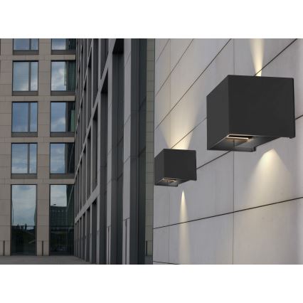 Azzardo AZ4148 - LED Applique murale d'extérieur GAMBINO 2xLED/3W/230V IP54