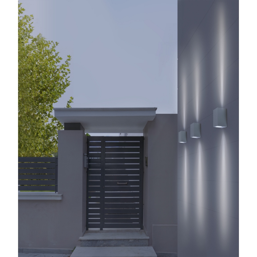 Azzardo AZ4267 - Applique murale d'extérieur RIMINI 1xGU10/35W/230V IP54 carré