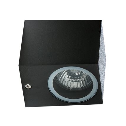 Azzardo AZ4267 - Applique murale d'extérieur RIMINI 1xGU10/35W/230V IP54 carré