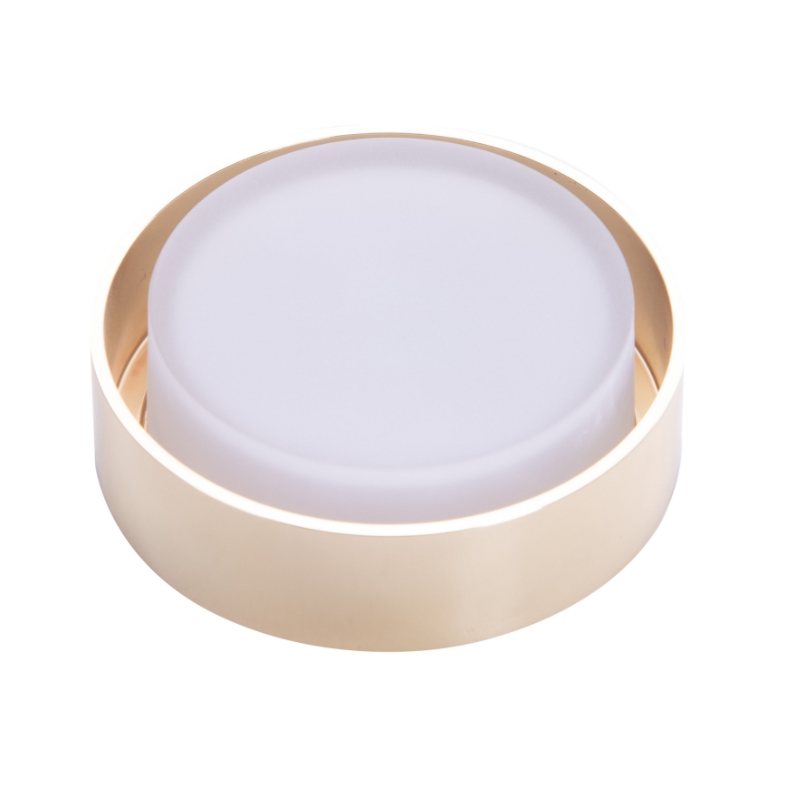 Azzardo AZ4390 - LED Badezimmer-Einbauleuchte KASTORIA LED/7W/230V IP44 gold
