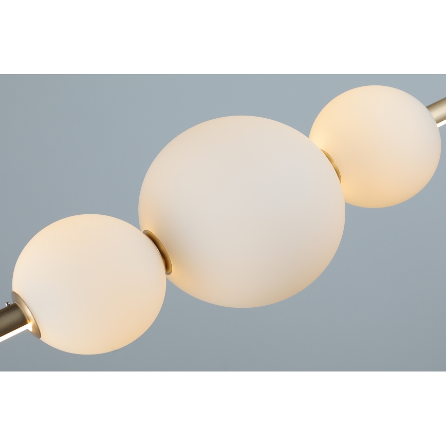 Azzardo AZ4427 - Suspension filaire à intensité variable SANDRA LED/48W/230V dorée