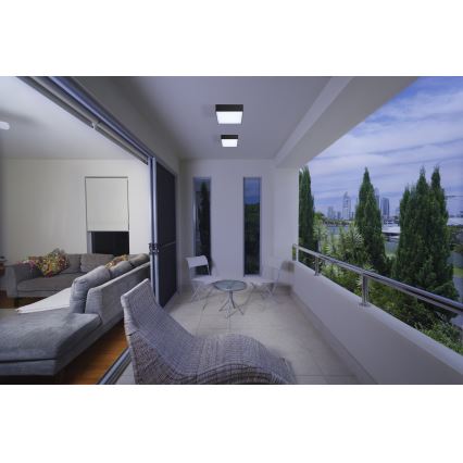 Azzardo AZ4497 - Plafoniera LED da esterno CASPER LED/15W/230V IP54 quadrata