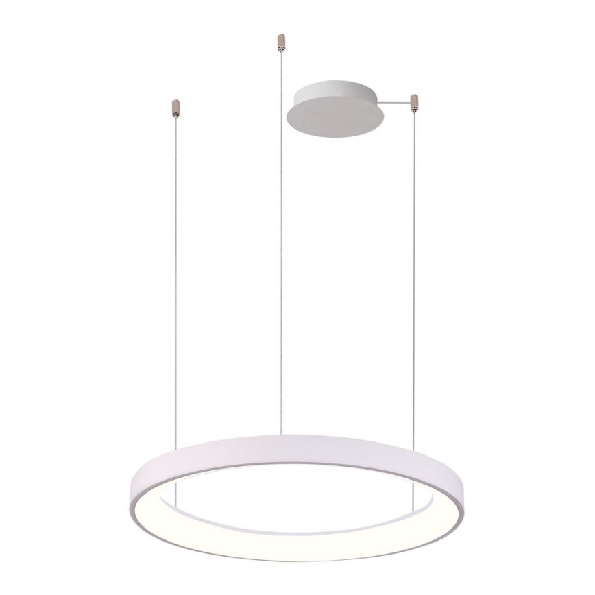 Azzardo AZ5018 - Suspension filaire à intensité variable LED AGNES LED/48W/230V d. 58 cm blanc