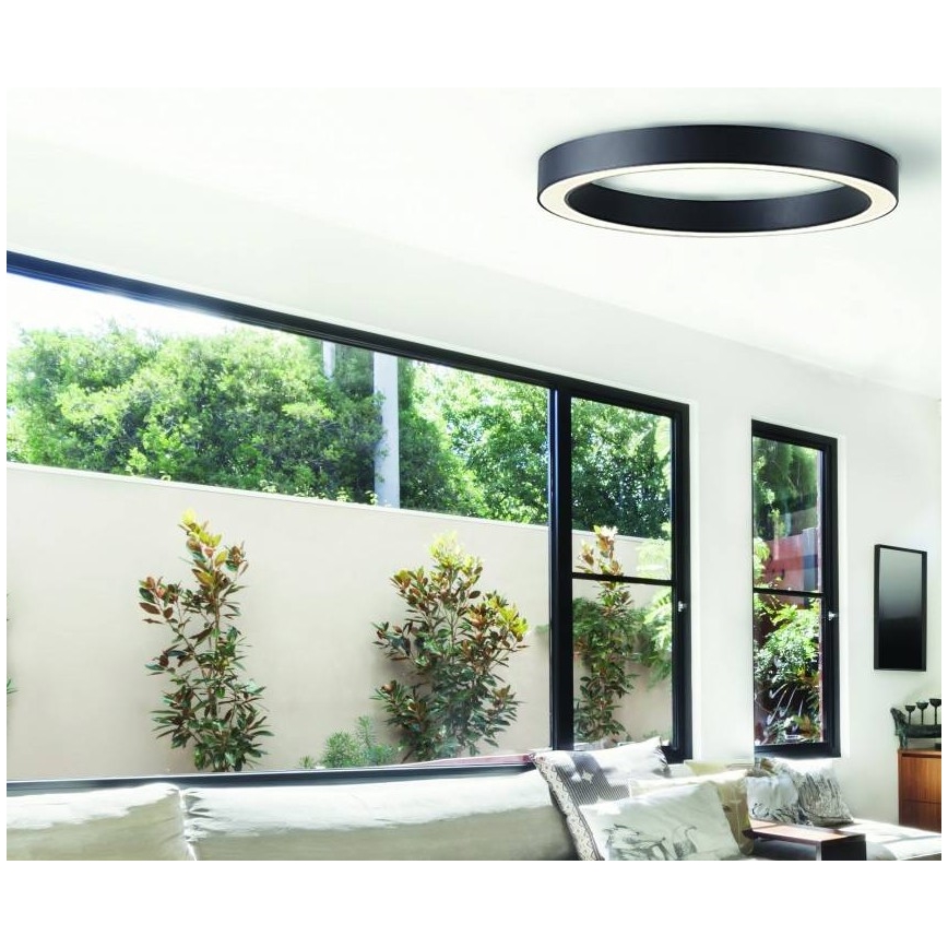 Azzardo AZ5035 - Plafoniera LED dimmerabile MARCO LED/60W/230V nero + telecomando