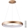 Azzardo AZ5067 - Lampadario a sospensione con filo LED dimmerabile ANTONIO LED/80W/230V oro + telecomando