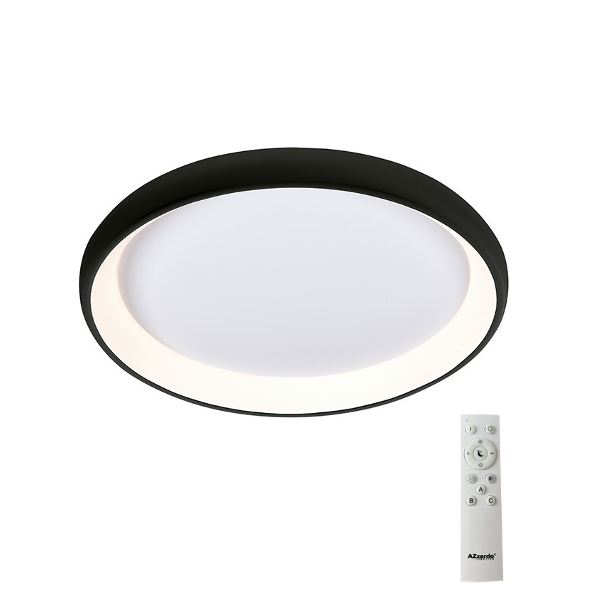 Azzardo AZ5069 - Plafoniera LED dimmerabile ANTONIO LED/32W/230V nero + telecomando