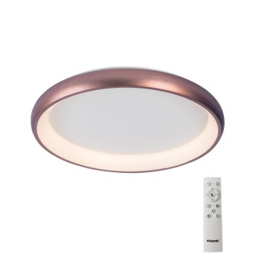 Azzardo AZ5071 - Plafoniera LED dimmerabile ANTONIO LED/50W/230V marrone + telecomando