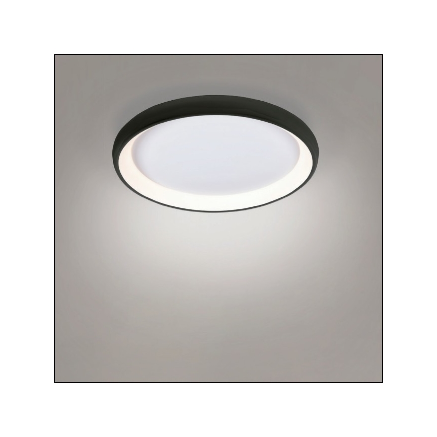 Azzardo AZ5072 - Plafoniera LED dimmerabile ANTONIO LED/50W/230V nero + telecomando